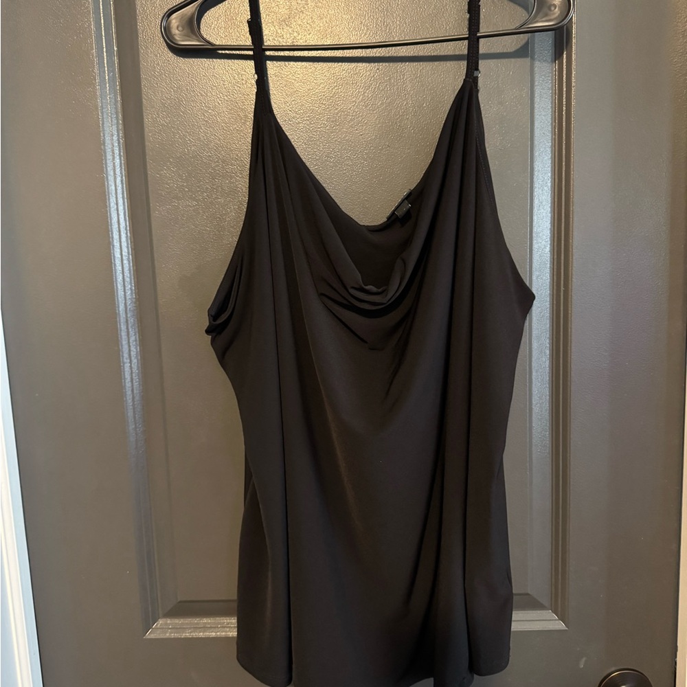 Torrid size 4x black flowy cami